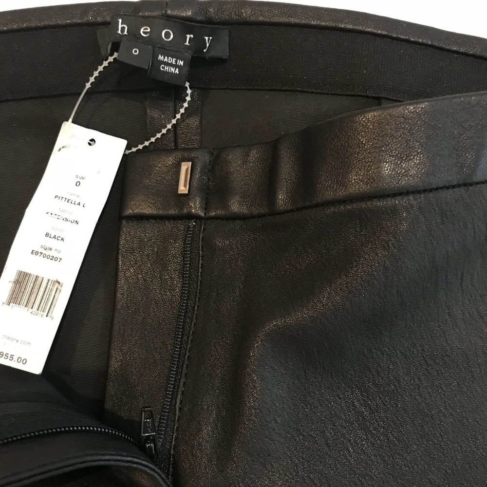 Theory Leather Pants
